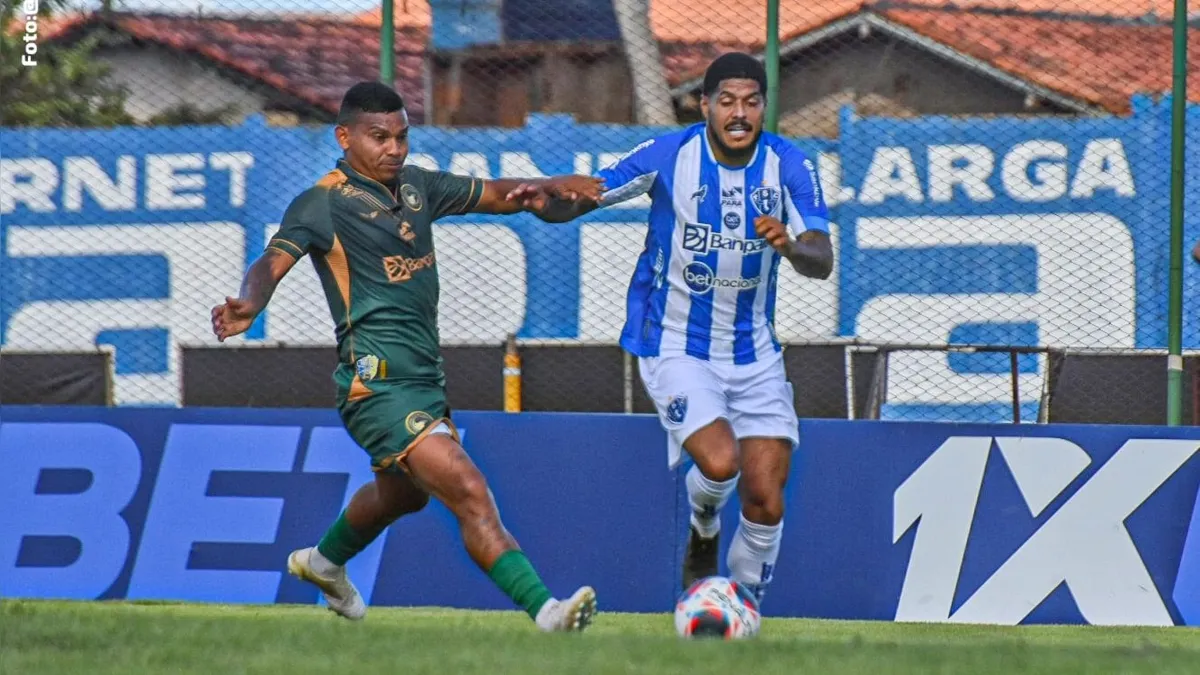 Em Parauapebas, Canaã e Paysandu empatam em 1 a 1 no Rosenão